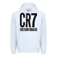 White cr7 Premium Hoodie - artisFamous