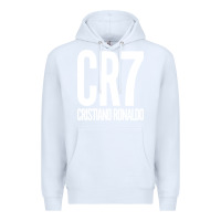 White cr7 Premium Hoodie - artisFamous