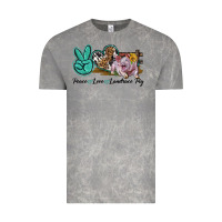 Cloud Rock Peace Love Landrace Pig Vintage Tee - LillyAllenDesigns
