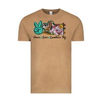 Vintage Camel Peace Love Landrace Pig Vintage Tee - LillyAllenDesigns