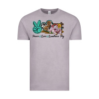 Peace Love Landrace Pig Vintage Tee | Teevron
