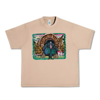 Burro thanksgiving turkey with background Urban Heavy Tee - RanaPortraitStore