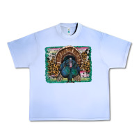 Grape Ice thanksgiving turkey with background Urban Heavy Tee - RanaPortraitStore