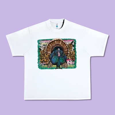 Thanksgiving Turkey With Background Urban Heavy Tee Designed By Ranaportraitstore
