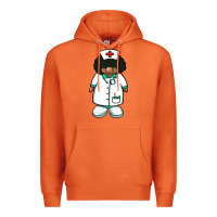 Carrot african nurse gnome afro hair Premium Hoodie - BarkalooDesign
