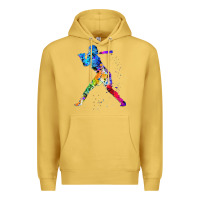 Antique Gold girl's softball Premium Hoodie - artisFamous