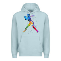 Blue Mist girl's softball Premium Hoodie - artisFamous