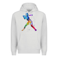 Dove Grey girl's softball Premium Hoodie - artisFamous