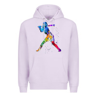 Lilac girl's softball Premium Hoodie - artisFamous