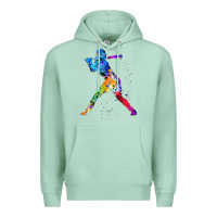 Seafoam girl's softball Premium Hoodie - artisFamous