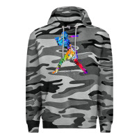 Slate Camo girl's softball Premium Hoodie - artisFamous