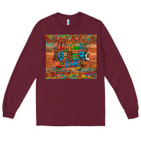 Burgundy i teach au some kids Long Sleeve Tee - Artiststas