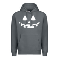 Rock halloween jack o lantern (white) Premium Hoodie - artisFamous