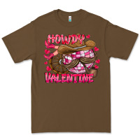 Cacao Howdy Valentine Premium Tee - CowhideDigitalArt