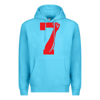Ocean Blue colin kaepernick number 7 t shirt Premium Hoodie - artisFamous