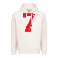 Pale Pink colin kaepernick number 7 t shirt Premium Hoodie - artisFamous