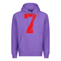 Purple colin kaepernick number 7 t shirt Premium Hoodie - artisFamous