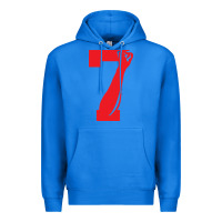 True Royal colin kaepernick number 7 t shirt Premium Hoodie - artisFamous
