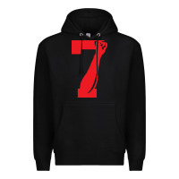 Black colin kaepernick number 7 t shirt Premium Hoodie - artisFamous