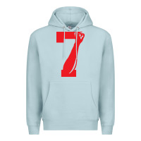 Blue Mist colin kaepernick number 7 t shirt Premium Hoodie - artisFamous