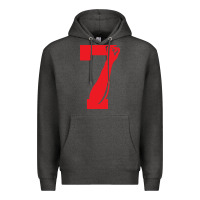 Charcoal Heather colin kaepernick number 7 t shirt Premium Hoodie - artisFamous
