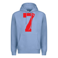 Colony Blue colin kaepernick number 7 t shirt Premium Hoodie - artisFamous