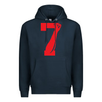 Navy colin kaepernick number 7 t shirt Premium Hoodie - artisFamous