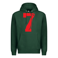 Sports Green colin kaepernick number 7 t shirt Premium Hoodie - artisFamous