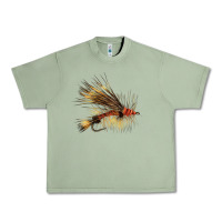 Oil Green Fish Fly Urban Heavy Tee - LillyAllenDesigns