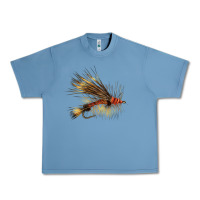 Pebble Blue Fish Fly Urban Heavy Tee - LillyAllenDesigns