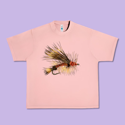 Fish Fly Urban Heavy Tee Designed By Lillyallendesigns