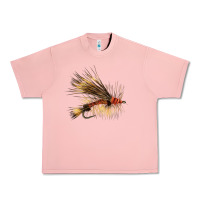 Salmon Fish Fly Urban Heavy Tee - LillyAllenDesigns