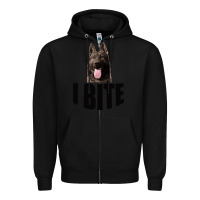Black I Bite Zipper Hoodie - Bettercallsaul