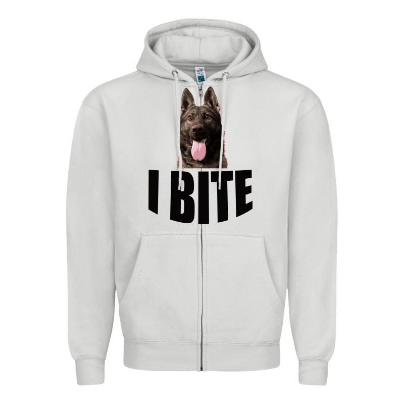 I Bite Zipper Hoodie by Bettercallsaul | Teevron