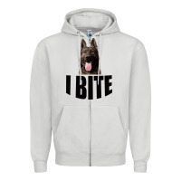 Dove Grey I Bite Zipper Hoodie - Bettercallsaul