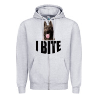 Heather Grey I Bite Zipper Hoodie - Bettercallsaul