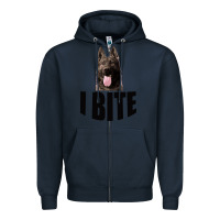 Navy I Bite Zipper Hoodie - Bettercallsaul
