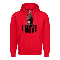 Red I Bite Zipper Hoodie - Bettercallsaul