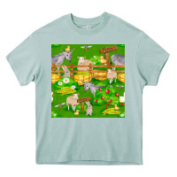 Arona farm life seamless pattern Heavy Core Tee - FaDigitalArtStudio