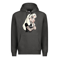 Charcoal Heather alice in wonderland Premium Hoodie - artisFamous