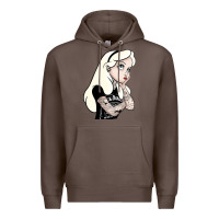 Coffee alice in wonderland Premium Hoodie - artisFamous