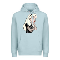 Blue Mist alice in wonderland Premium Hoodie - artisFamous