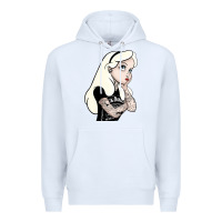White alice in wonderland Premium Hoodie - artisFamous