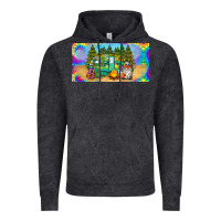 Vintage Black hippie soul license plate Vintage Hoodie - BarkalooDesign
