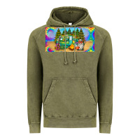Vintage Olive hippie soul license plate Vintage Hoodie - BarkalooDesign