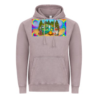 Vintage Zinc hippie soul license plate Vintage Hoodie - BarkalooDesign