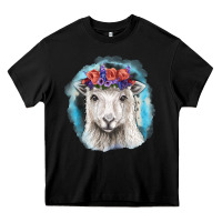 Sunflower Sheep With Background Heavy Core Tee | Teevron