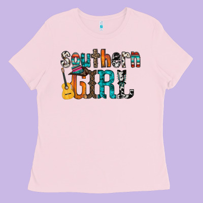 Southern Girl Ladies Tee Designed By Racoondesign