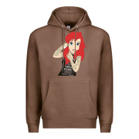Chestnut ariel tatoo Premium Hoodie - artisFamous