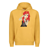 Mustard ariel tatoo Premium Hoodie - artisFamous
